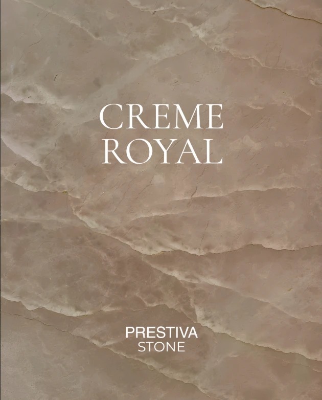 Dalle de marbre Crème Royal